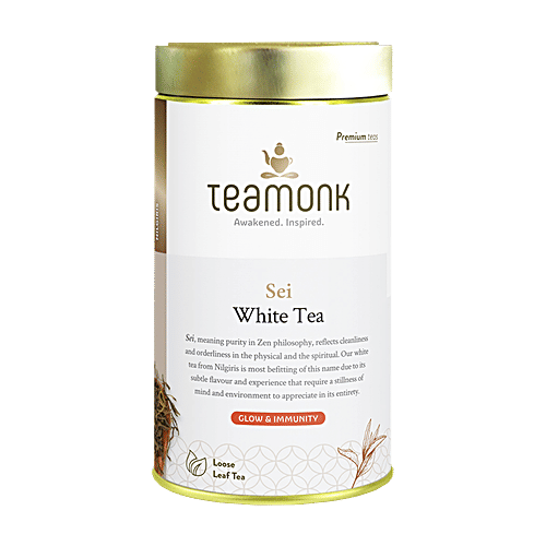 Teamonk Nilgiris White Tea - Sei, 125 g  
