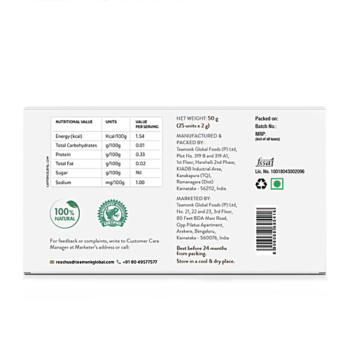 Teamonk Kimaya White Tea, 50 g (25 Bags x 2 g each) 