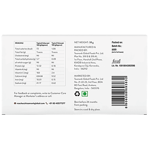 Teamonk Cinnamon Licorice Herbal Infusion, 38 g (25 Bags x 1.5 g each) 