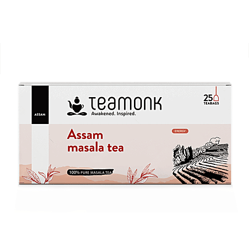 Teamonk Assam Masala Chai, 50 g (25 Bags x 2 g each) 