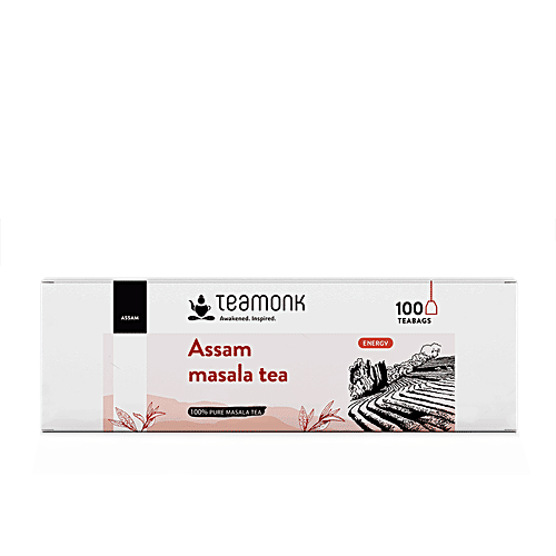 Teamonk Assam Masala Chai, 200 g (100 Bags x 2 g each) 