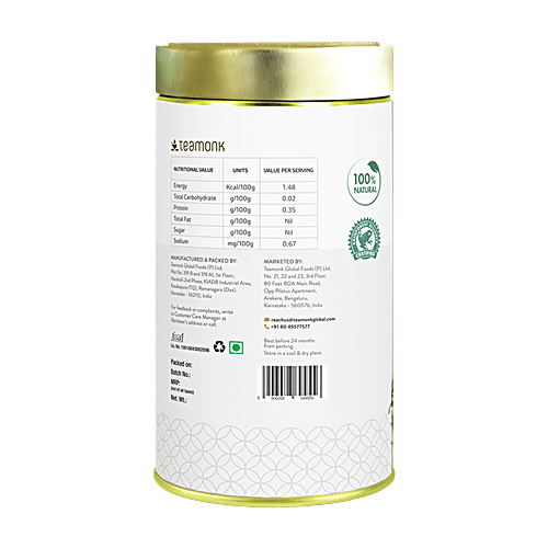 Teamonk Kashmiri Kahwa Green Tea, 100 g (50 Bags x 2 g each) 