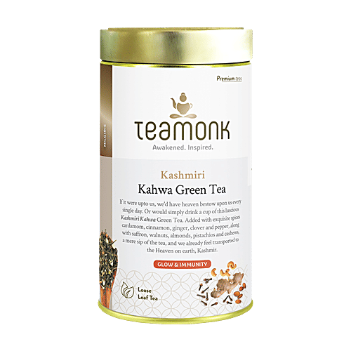 Teamonk Kashmiri Kahwa Green Tea, 125 g  