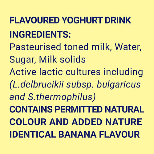 Mamie Yova Yo Pop Flavoured Yoghurt Drink - Banana, 125 ml Cup 