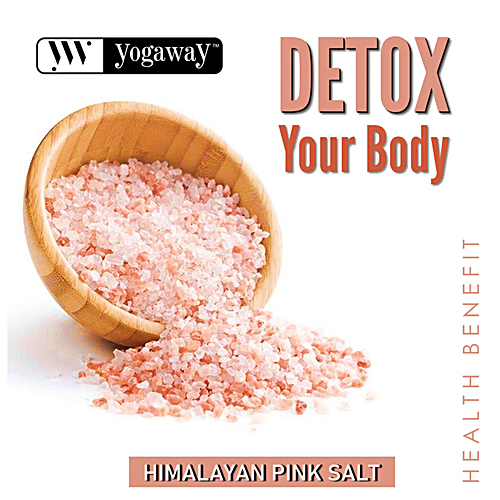 Yogaway Himalayan Pink Crystal Salt - With 84 Minerals For Detox, 600 g  