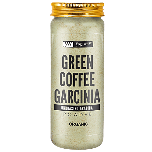 Yogaway Green Coffee With Garcinia Cambogia Powder - For Weight Loss Management, 150 g  