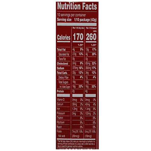 Duncan Hines Perfectly Moist Devils Food Cake Mix - Imported, 432 g  