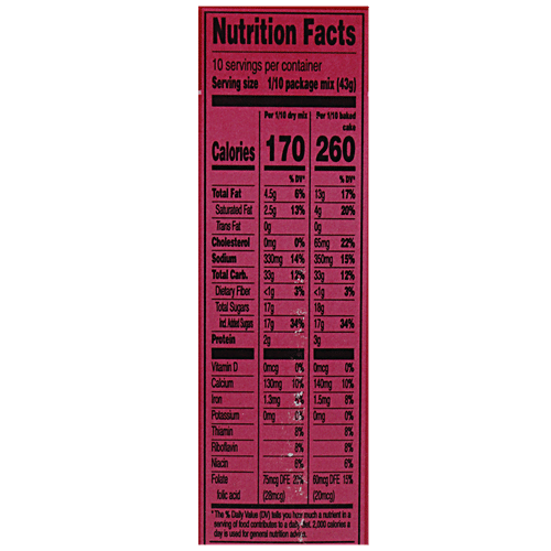 Duncan Hines Signature Perfect Moist Red Velvet Cake Mix - Imported, 432 g  