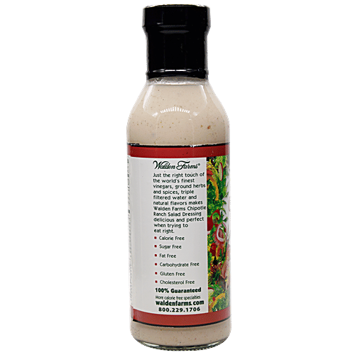 Walden Farms Chipotle Ranch Dressing - Calorie Free, Imported, 355 ml  