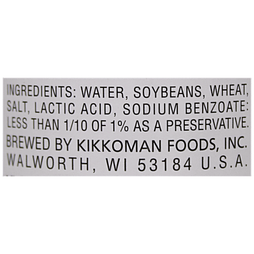 Kikkoman Soy Sauce - Traditionally Brewed, Less Sodium, Imported, 296 ml  