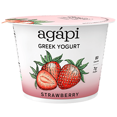 agapi Greek Yoghurt - Strawberry, 90 g  