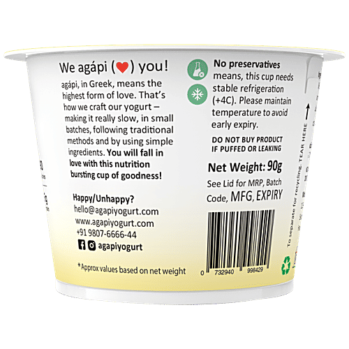 agapi Greek Yoghurt - Mango, 90 g  