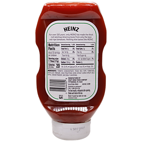Nutrition Facts Of Heinz Tomato Ketchup Besto Blog