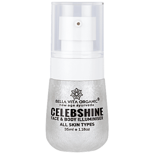 Bella Vita Organic Celeb Shine Body Shimmer Gloss Lotion - Nude Shade, 30 ml  