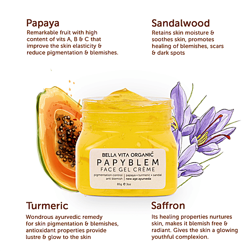 Bella Vita Organic PapyBlem Face Gel Cream, 85 g  