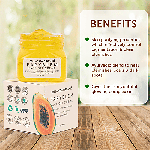 Bella Vita Organic PapyBlem Face Gel Cream, 85 g  