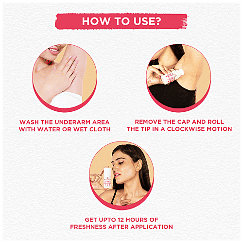 Bella Vita Organic DeoWhite Underarm Lightening Roll On - For Women, 75 ml  