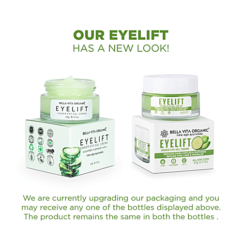 Buy Bella Vita Organic EyeLift Under Eye Cream Gel Online at Best Price
