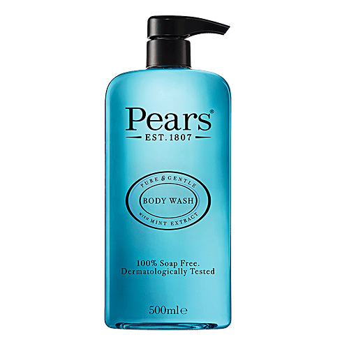 Pears Body Wash Pure & Gentle Body Wash - With Mint Extract, 500 ml