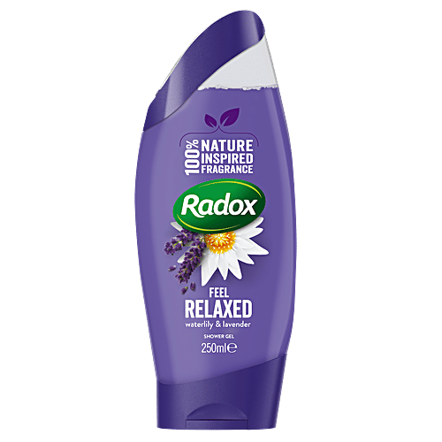Buy Radox Shower Gel Feel Relaxed with Waterlily, Lavender & Natural Fragrances Online at Best