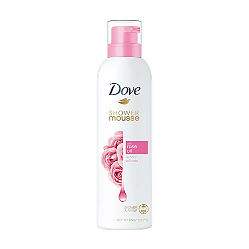 Buy Dove Shower Gel Shower Mousse With Rose Oil Online at Best Price of
