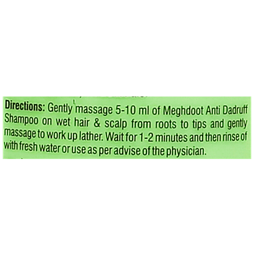 Meghdoot Anti Dandruff Ayurvedic Shampoo, 500 ml  