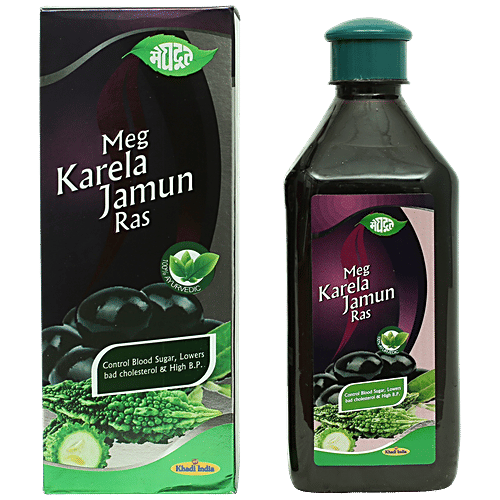 Meghdoot Meg Karela Jamun Ras, 500 ml  