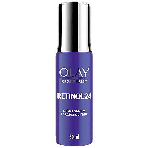 Olay Regenerist Retinol 24 Night Serum - With Niacinamide, Improves Fine Lines, Wrinkles, 30 ml