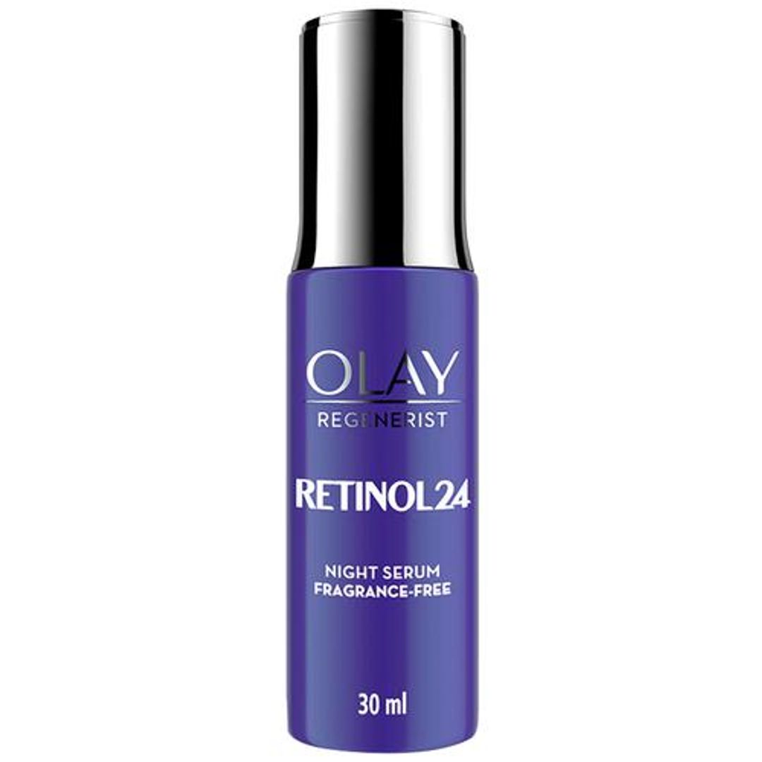 Olay Regenerist Retinol 24 Night Serum - With Niacinamide, Improves Fine Lines, Wrinkles, 30 ml 