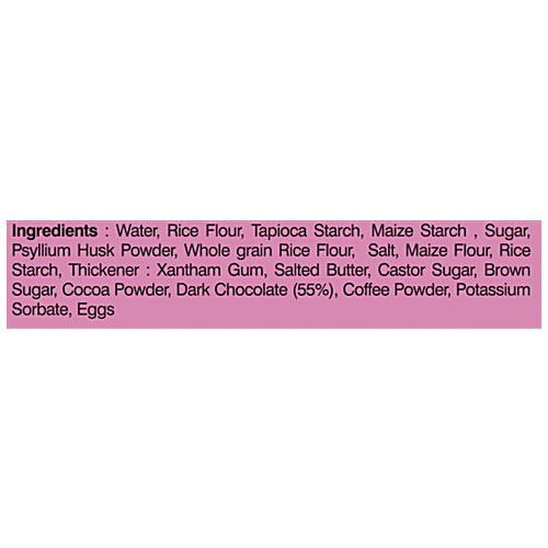 Sprinng Gluten Free Soft Gooey Brownie, 80 g Pouch