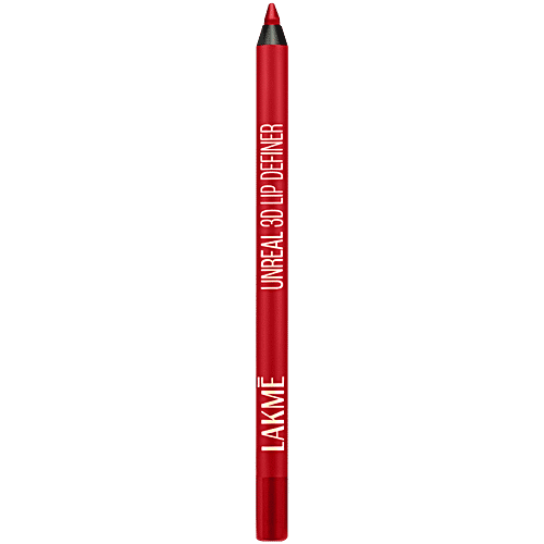 Lakme Unreal 3D Lip Definer, Crimson, 12 g Crimson 