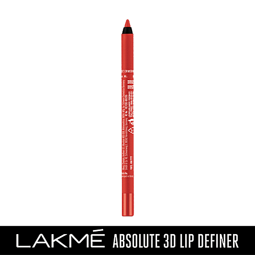 Lakme Absolute 3D Lip Definer, 1.2 g Crimson 