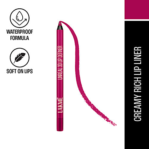 Lakme Unreal 3D Lip Definer, Carnation, 12 g Carnation