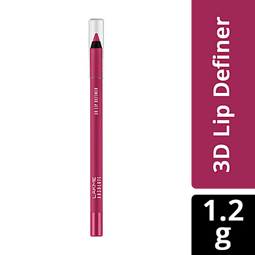 Lakme Absolute 3D Lip Definer, 1.2 g Carnation 
