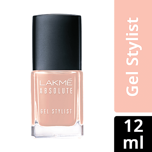 Lakme Absolute Gel Stylist Nail Color, 12 ml Salmon 