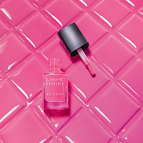 Lakme Absolute Gel Stylist Nail Color, 12 ml Pink Date 