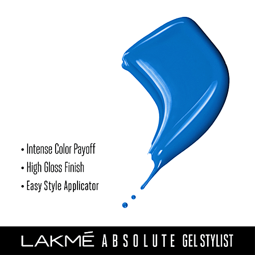 Lakme Absolute Gel Stylist Nail Color, 12 ml Clear Sky 