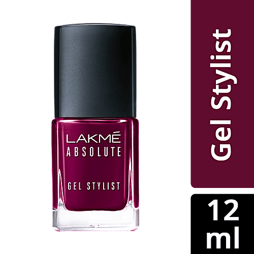 Lakme Absolute Gel Stylist Nail Color, 12 ml Royalty 