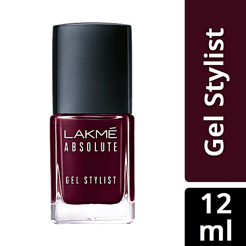 Lakme Absolute Gel Stylist Nail Colour, 12 ml Vineyard 