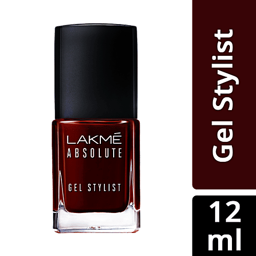 Lakme Absolute Gel Stylist Nail Colour, 12 ml Enigma 