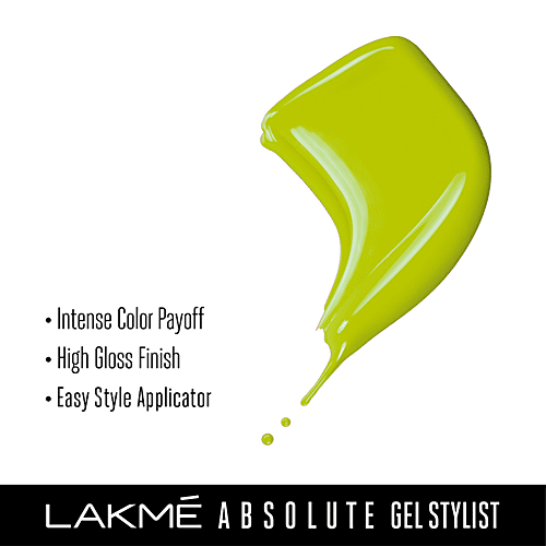 Lakme Absolute Gel Stylist Nail Color, 12 ml Mojito 