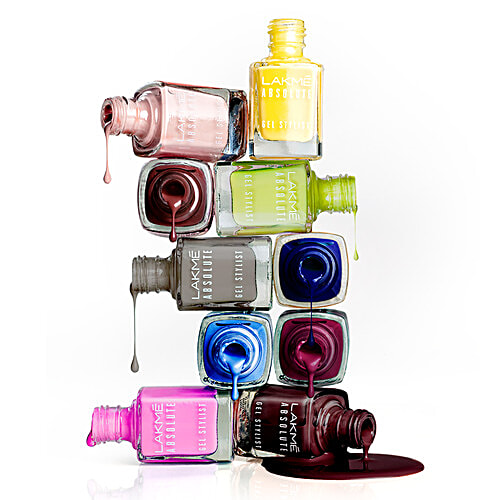 Lakme Absolute Gel Stylist Nail Colour, 12 ml Lemon Zest 