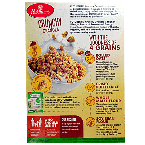 Haldiram FutureLife Crunchy Granola - Honey Flavour, 425 g