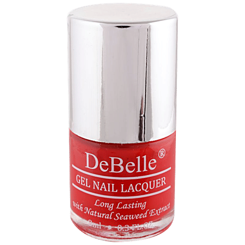 DeBelle Gel Nail Lacquer - Scarlet Red Nail Polish, 8 ml French Affair 
