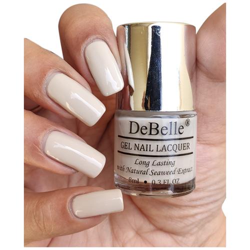 DeBelle Gel Nail Lacquer - Light Nude Nail Polish, 8 ml Natural Blush 