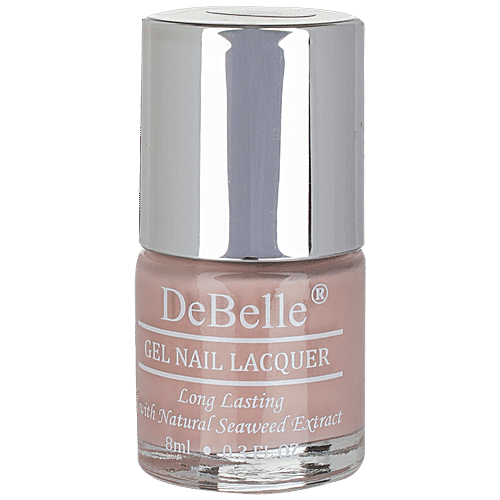 DeBelle Gel Nail Lacquer - Nude Nail Polish, 8 ml Peony Blossom 