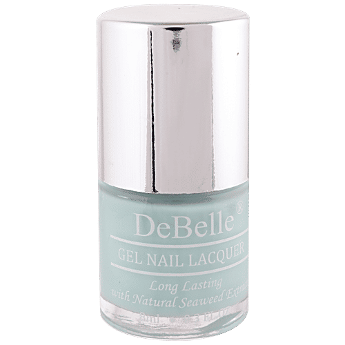 DeBelle Gel Nail Lacquer - Mint Blue Nail Polish, 8 ml Mint Amour 