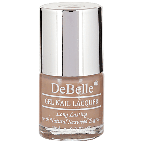 DeBelle Gel Nail Lacquer - Light Brown Nail Polish, 8 ml Coco Bean