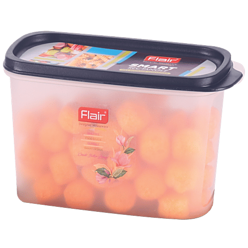 Buy Flair Plastics Plastic Smart Rectangle Container Assorted Colour