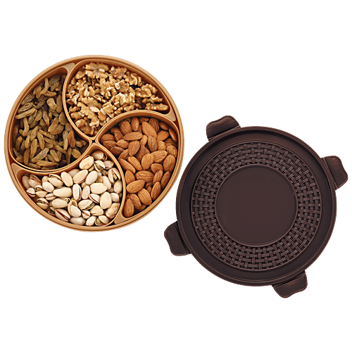 Buy Nakoda Milano Dry Fruit Box With Lid Assorted Colour Online at
